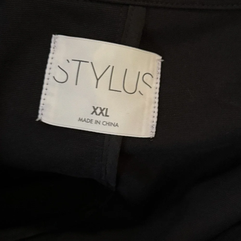 Stylus‎ Blazer Sport Coat 2 Snap Up Rayon Poly Stretch JCPenney Men's XXL New